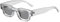 WDZAYXC Rechteckig Polarisiert Sonnenbrille Retro Quadratisch Rahmen Brillen für Damen Herren UV 400 Schutz(grau/grau)