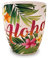 Island Heritage 530 ml hawaiianische U-förmige Tasse Aloha Palm