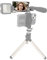 NICEYRIG Universal Smartphone Flip Screen Mirror Foldable Vlogging Live Streaming Selfie Mirror Compatible with Most Smartphone Phones,phone clips,DSLR and microslr cameras-556