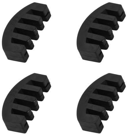 4 Stück Violine Schalldämpfer, Cello Dämpfer, Gummi Violine Dämpfer, Akustische Violine Dämpfer, Runde Schalldämpfer Cello für Lautstärkeregelung (4 Krallenstil Dämpfer)