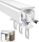 V3VOGUE Rail De Rideau De Plafond en Aluminium 0.5m/1m/3m/6m, Pas Facile À Rouiller, Système De Rail De Rideaux Coulissant Multi-usages pour Séparateur De Pièce Douche Salon Chambre