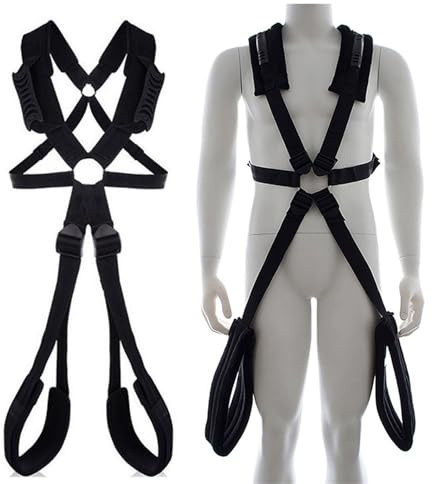 Bondage Liebesschaukel Sexschaukel BDSM Sex Swing Erwachsene Sling Liebesschaukeln Love Swings, Verstellbare Riemen Für Mehrere Sexpositionen Sex Spielzeug Für Paare Extrem