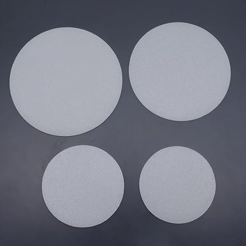 5PC Taschenlampe Diffusor Objektiv LED Taschenlampe DIY Filter PC Milchig Weiß Runde Lampe Abdeckung 35 45 50 60 65 70 75 85 92 100 110 120 130 190mm (Color : 5 piece, Size : 120mm)