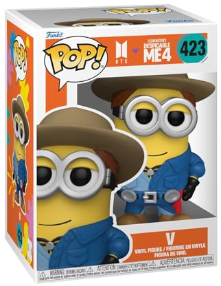 Funko Pop! Rocks: Minions X BTS - V - BTS + Minions - Vinyl-Sammelfigur - Geschenkidee - Offizielle Handelswaren - Spielzeug Für Kinder und Erwachsene - Movies, Music Fans - Modellfigur Für Sammler