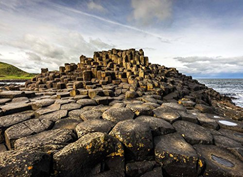 1000 Pieces Jigsaw Puzzles for Adults Giants Causeway Sunset Northern Ireland UK Large Puzzles Props for Adolescent Children Educational Intellectual Fun Game Toys DIY Home Decoration