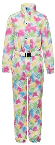 Funky Alps - Neon Graffiti Skianzug - Unisex Retro-Ski-Outfit - Wind- und wasserdicht - Perfekt für Après-Ski - Erhältlich in den Größen S bis XXL