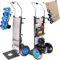 1200 W elektrischer Sackkarren-Treppensteiger, 400 kg Traglast – Treppen- und Abstieg möglich, arbeitssparend und praktisch, Abnehmbarer Akku (48 V/36 Ah)