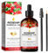 Rosehip Oil 100ML Huile de Rose Musquée 100% Naturel Vegan pour les Anti-âge Revitaliser, Réparer la Peau, les Cheveux, Hydratante et Nourrissante