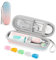 TYSORETY Zahnbürsten-Reiseetui für Oral-B/Oral-B Pro/Phlips Sonicare elektrische Zahnbürste, tragbares Hartschalen Reisetasche (Gradient mit Bürstenkopf Schutzhülle)