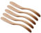 TOPBATHY 5 Stück Sahnemesser Buttermesser Marmeladenverteiler Butterverteiler Bambus