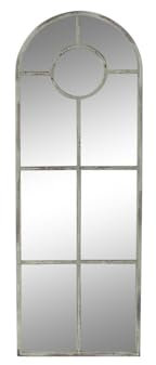 ESPEJO METAL 42X2,5X122 VENTANA ENVEJECIDO GRIS