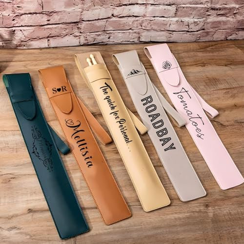 Bolsa De Cuero Personalizada For Baquetas, Soporte De Cuero Hecho A Mano For Baquetas, Estuche For Baquetas, Organizador De Almacenamiento De Baquetas, Regalo Personalizado For Baterista