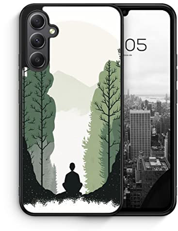 MUNIQASE Meditation & Yoga - Silikon Hülle für Samsung Galaxy A56 5G - Schöne Landschaft Liebliche Schutzhülle Handyhülle Case Cover