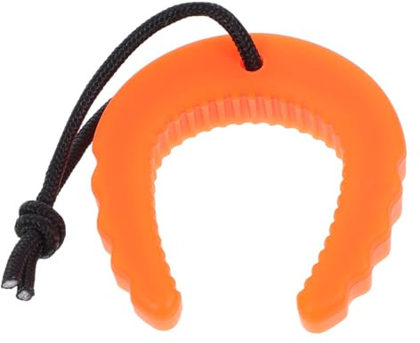Alipis Emergency Door Stopper C-Shaped Door Wedge Orange Alarm Stopper for Fire Exits and Hotel Security