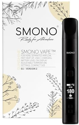 Smono Sunshine - Premium Vaporizer für Kräuter | Hybrides Heizsystem | Hochwertig & effizient