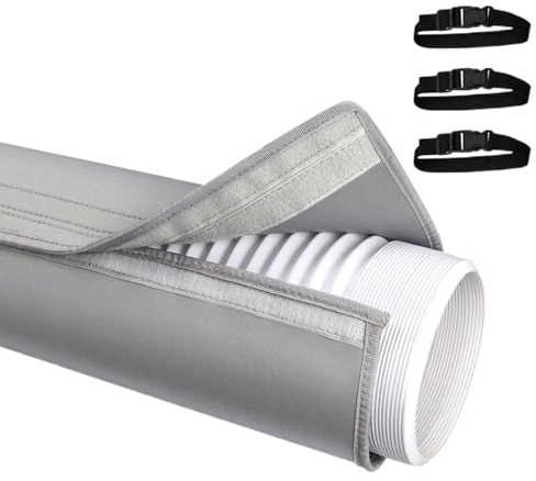 Housse de tuyau AC, protection anti-poussière | Manchon d'isolation de tuyau de climatisation, pour propriétaire, locataire, technicien, bailleur, bricoleur, installateur, maison, bureau, école