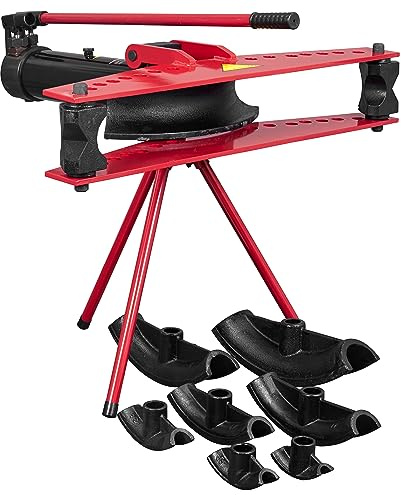 Sealey PBS91 Industrial Hydraulic Pipe Bender with Stand, 15Ton, Red