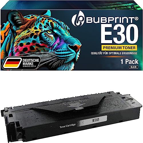 Bubprint E30 Toner kompatibel als Ersatz für Canon E30 1491A003 FC-100 FC120 FC-200 FC-204 FC-204S FC-210 FC-220 FC-224 FC-224S FC-230 FC-290 FC-330 FC-336 PC-320 PC-760 PC-780 PC-860 PC880 Schwarz