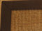 Astra Sisal Teppich Salvador - Farbe Kork - Bordüre Coffee - 080.066, Größe: 140x200 cm