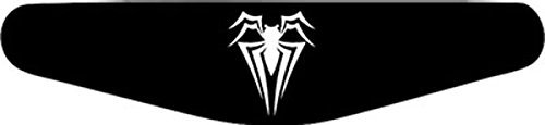 Autocollant pour barre lumineuse de manette PlayStation PS4 Motif au choix Spiderman (schwarz) noir