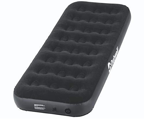 Outwell Classic Flock Air Bed, Black, Single
