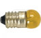 Globe Warehouse 10 Stück Kugellampe E10 gelb 3,5V 0,2 A Glühlampe Glühbirne