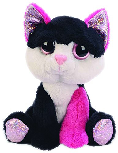 Li'l Peepers 11124 - Suki Gifts Fun, Kleine Diva Katze, rosa/schwarz, Plüschtiere