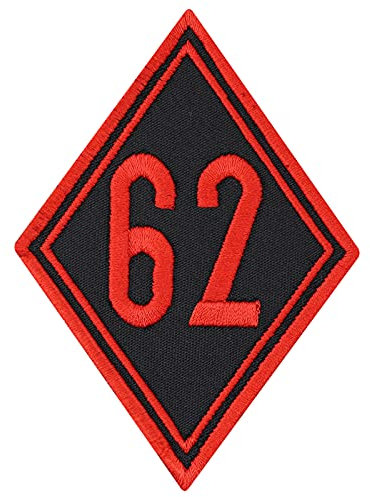 MC Biker Aufnäher: FREEBIKER 62 Motorradclub Patch Chopper Aufbügler Rocker Sticker - Motorrad Geschenk für Männer Applikation für Kutten/Lederjacken/Boots - 100x70mm