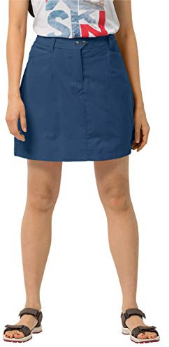 Jack Wolfskin Sonara Skort, leichter Damen Rock, blau (ocean wave), 34 EU