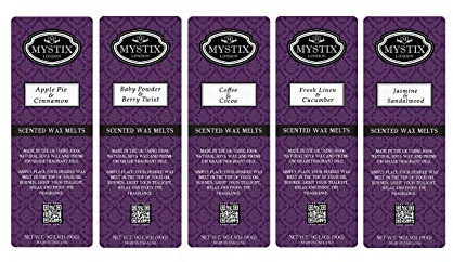 Mystix London | Home Sweet Home - Wax Melt Collection Gift Set | 5 Pack (5 x 90g) | 100% Natural SOYA Wax | Long-Lasting Fragrance for Aromatherapy & Soothing Atmosphere