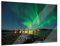 Klebefieber Glasbild Polarlichter B x H: 80cm x 60cm