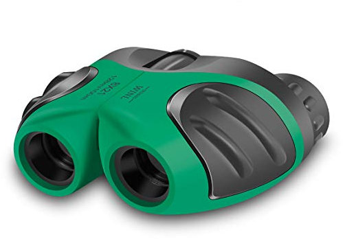 BIBOYELF Kompakt Fernglas FÜR Kinder, 8 X 21 Das Beste Spielzeug FÜR 4-9 Jährige Jungen Feldstecher Vogelbeobachtung Reisen Sightseeing(GrÜN)
