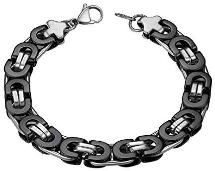 ChainsHouse gold Königskette armband 19cm lang herren armreif rocker armband herren