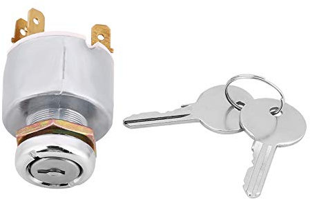 Interruttore di accensione 12V Universal Car Auto 4 posizioni ON OFF Avvia i controlli dell'interruttore di accensione con 2 chiavi SPB501