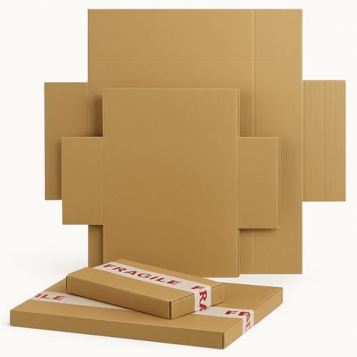 EPISENT C4,C5,C6 Brown Royal Mail large Letter Size Cardboard Mailing Cartons/Boxes, Durable and Perfect for Posting Small, Medium and Kraft Items, (C6 X10)
