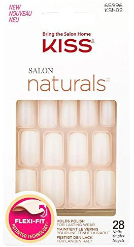 Faux Ongles Carrés - Salon Naturals - Ksn02 - Kiss Usa - Faux Ongles - Ksn02