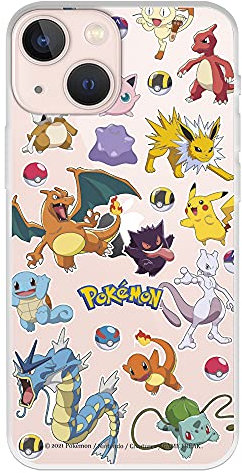 LA CASA DE LAS CARCASAS The House of CARCASES Offizielle iPhone 13 Mini-Hülle mit Pokémon-Aufkleber, Pokémon und Pokéball. Wählen Sie das Design, das Ihnen am besten für Ihr iPhone 13 Mini gefällt