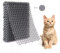 Cat Deterrent Scat Mat for Cats - Cat Spike Mat (Set of 10, Grey) 16.5 x 13.4 Inch with 1 Inch Spikes is A Perfect Cat Repellent Indoor & Outdoor for All Seasons