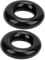 Astibym Golf Swing Weight Ring,2Pcs/Set Golf Club Swing Trainer Rings Weighted Golf Donut for Golfer Outdoor Sports Training (Black), Golf