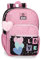 Enso Love Vibes Schulrucksack, Rosa, 30 x 38 x 12 cm, Polyester, 13,68 l, Rosa, Schulrucksack
