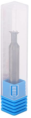 Schwalbenschwanz Fräser Hartmetall-Schwalbenschwanz-Schaftfräser 6 mm Durchmesser Schaft 4 Flöten Schnelles Bohren 50 mm Länge (45°)