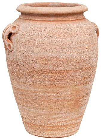 Biscottini Porta ombrelli per esterno e interno 38x48 cm | Vasi terracotta portaombrello Made in Italy | Portaombrelli da esterno lavorati a mano