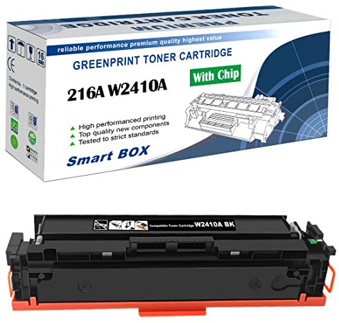 W2410A 216A [ mit Chip ] Kompatible Tonerkartusche Schwarz 1050 Seiten für H P Color Laserjet Pro M155 M155a M155nw MFP M182 M183 M182n M182nw M183fw Drucker - Die Verpackung kann variieren