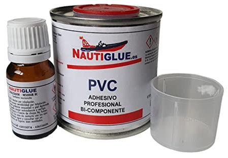 NAUTIGLUE Pegamento de PVC para NEUMÁTICAS y SEMIRRIGIDAS de 2 COMPONENTES (125ml + catalizador)