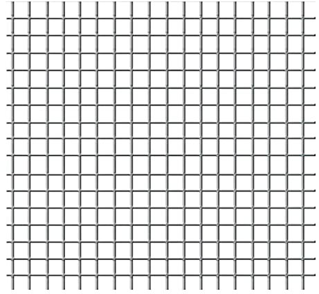Acan Tradineur - Rollo de Malla metálica galvanizada, Huecos Cuadrados, Valla, Cierre de Alambre, cercar jardín, gallinero, finca, Alta Resistencia (Gris - 1 x 3 m)