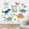 decalmile Wandtattoo Dinosaurier Boho Wandaufkleber Dino Palmbaum Kinder Wandsticker Babyzimmer Kinderzimmer Jungen Klassenzimmer Wanddeko