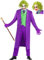 Funidelia Offizielles Joker Der Dunkle Ritter Kostüm für Herren mit Perücke, Joker Anzug für Erwachsene, Halloween- und Karnevalskostüme – Größe XXL