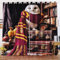 KIDSLOVE Eule Verdunkelungsvorhang-Set Für Schlafzimmer 3D-Druck Cartoon Eule Vorhänge Für Kinderzimmer Schiebegardine Blickdicht Für Dekoration Wohnzimmer (3,280x245cm(BxH)/ 140x245cmx2)