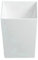 Baño Lavabo Fregadero de baño montado en la pared Fregadero flotante de cerámica blanca for colgar en la pared Estructura integrada de lavabo y mesa, for hoteles, restaurantes y centros comerciales, g