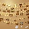 kolpop 5M 50LEDs Fotoclips Lichterkette mit Timer, Warmweiß Zimmer Deko Fotos Wand mit 30 Klammern Bilder für Wohnzimmer, Weihnachten, Hochzeiten, Party